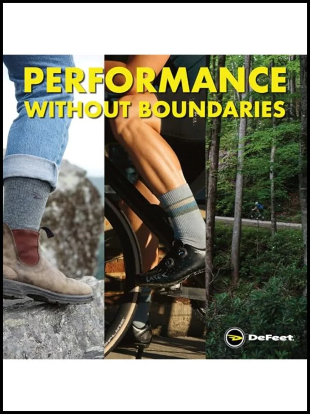 Merino Wool Cycling Socks for Men - Cushioned Running & Hiking Socks